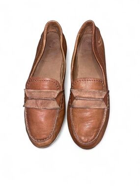 Classic Frye Women's Brown Leather Loafers - Slip-On Comfort